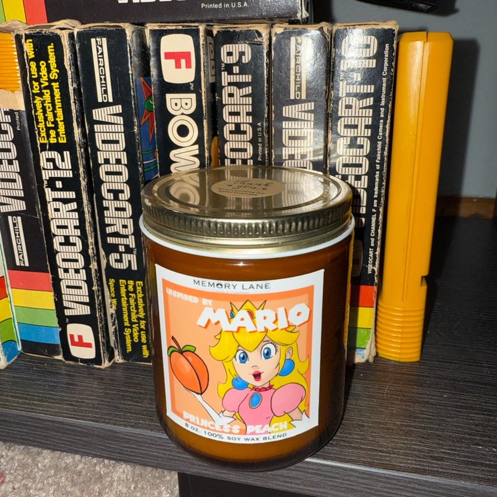 Princess Peach Candle Soy Candle